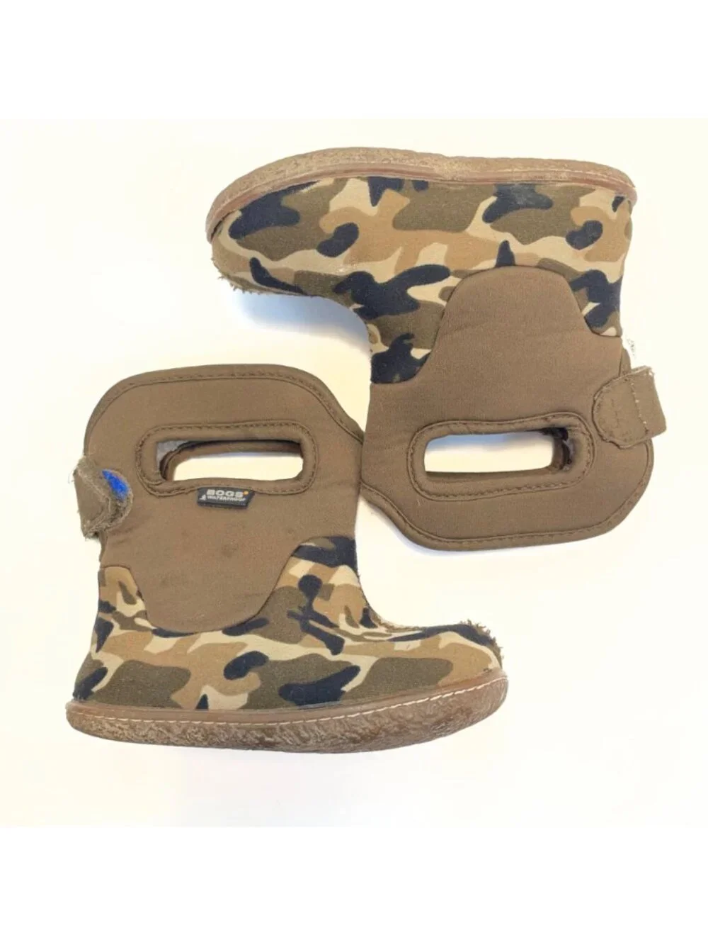 Bogs Baby Camo Winter Boots, Size 6